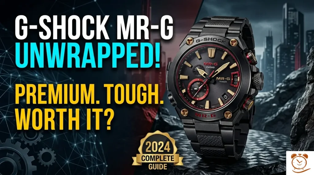 Casio G-Shock MR-G Review in hanada-iro blue with sapphire crystal and titanium case
