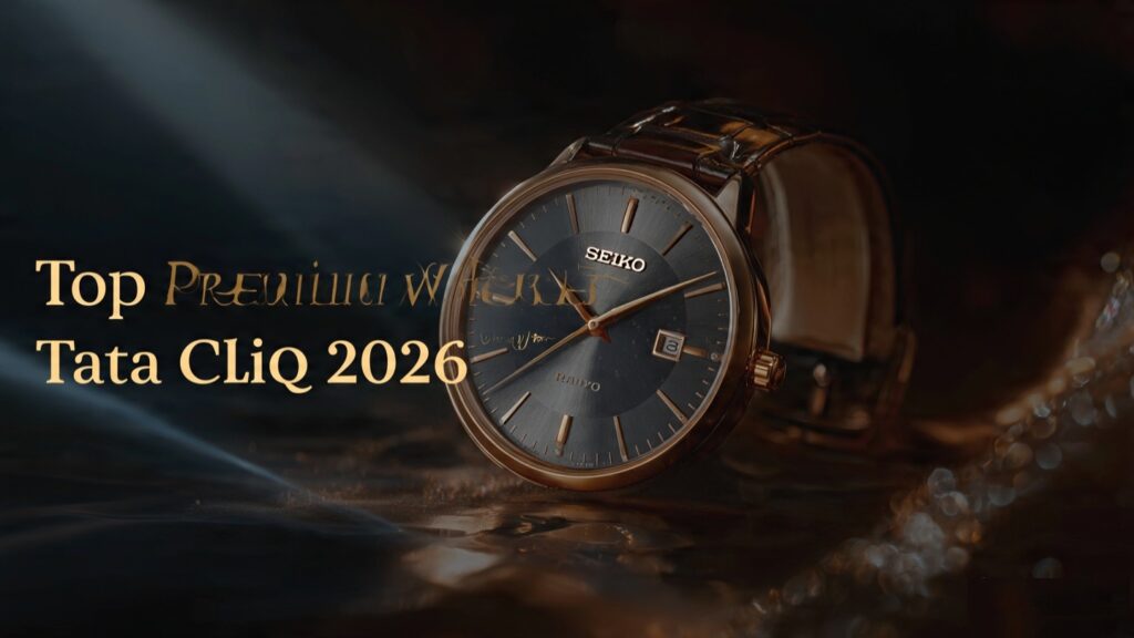 Premium Seiko Blueberry GMT watch available on Tata CLiQ Luxury Watches