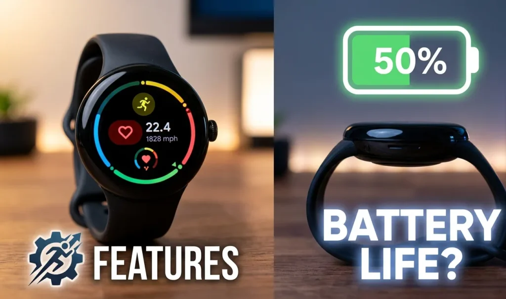 Google Pixel Watch 1 battery life and performance test