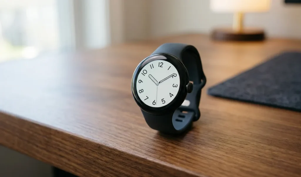 Google Pixel Watch 1 health tracking features in action