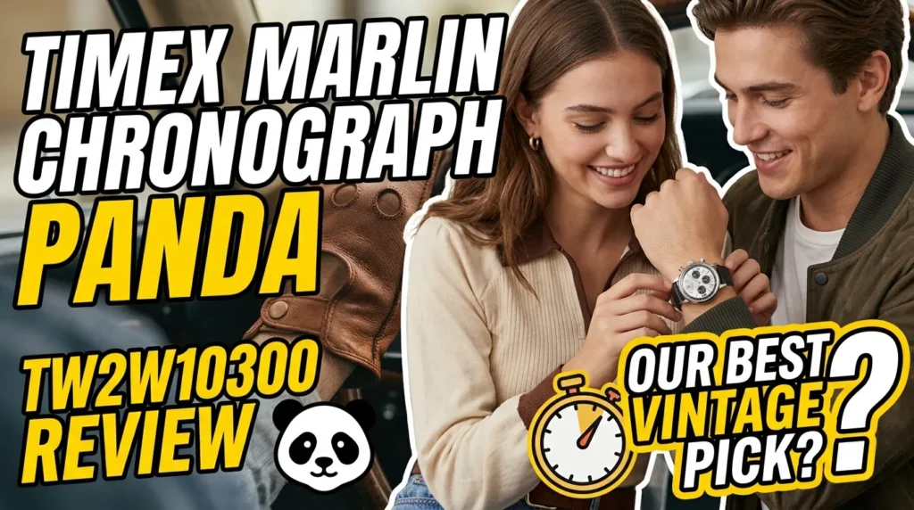Timex Marlin Chronograph Panda TW2W10300 review highlighting build quality