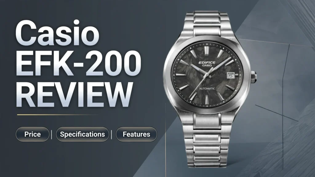 Casio EFK-200 men's analog watch for everyday wear