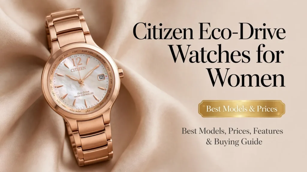 Citizen Eco-Drive women's watch collection with modern designs