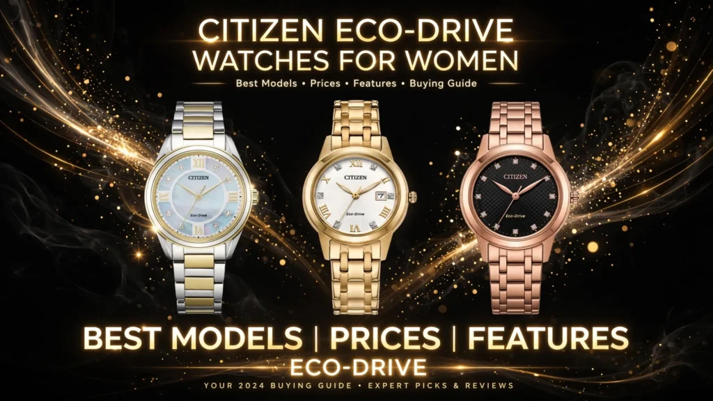 Citizen Eco-Drive watches for women with two-tone stainless steel bracelet