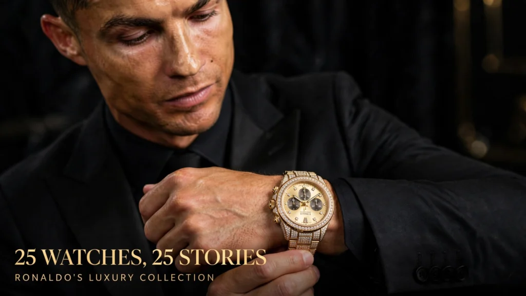 Cristiano Ronaldo's luxury watch collection with rare timepieces