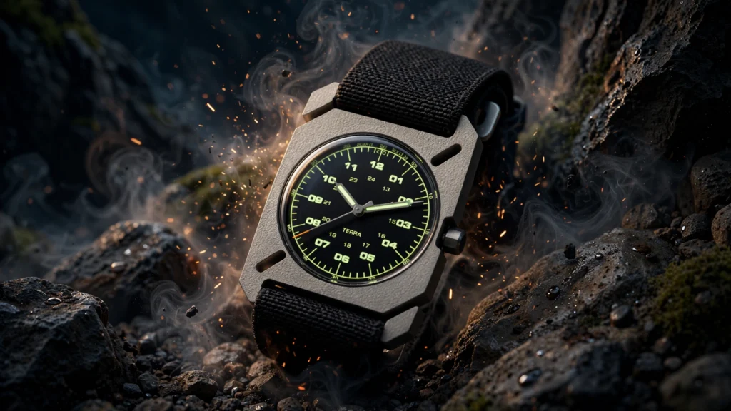Delhi Watch Company Terra on wrist for everyday wear