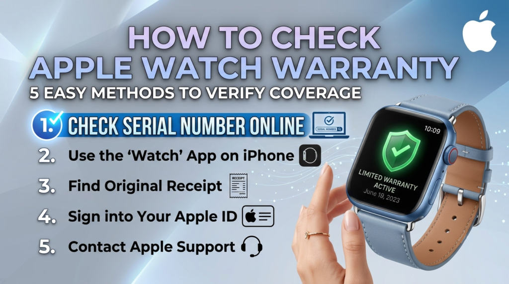 Apple Watch warranty checker page