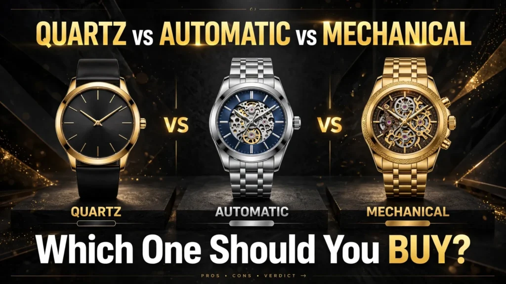 Watch movement comparison guide for beginners