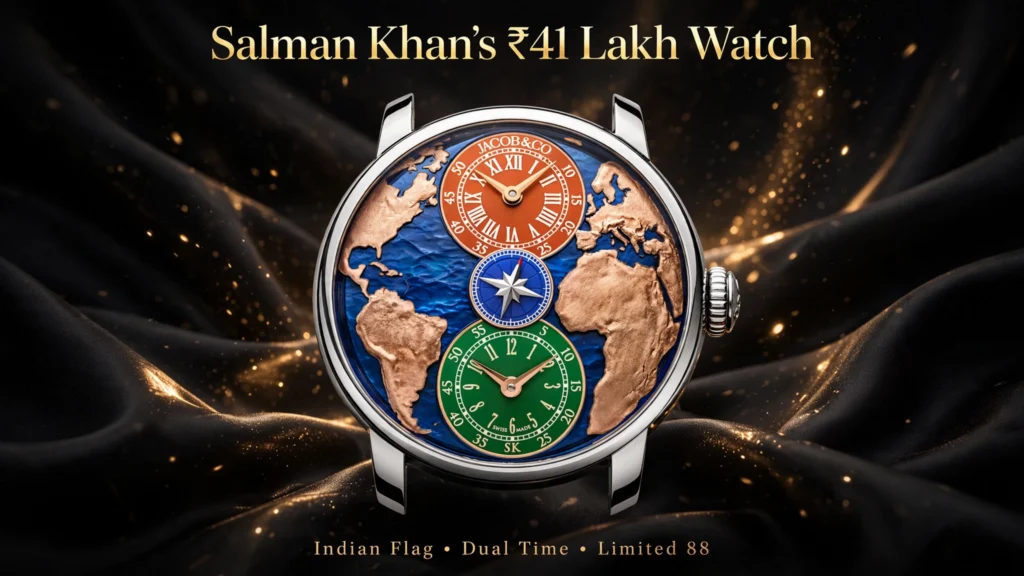 Jacob & Co. watch inspired by Indian flag colors