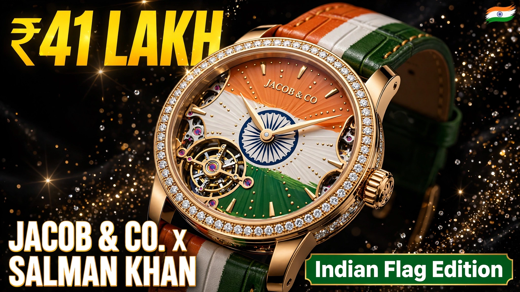 Salman Khan wearing Jacob & Co. luxury watch