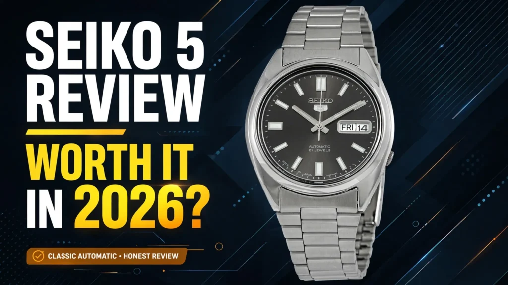 Seiko 5 SNXS79 classic dress watch with automatic movement