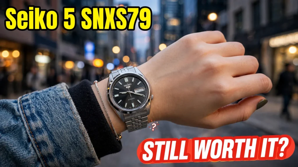 Seiko 5 SNXS79 men's automatic watch for everyday wear