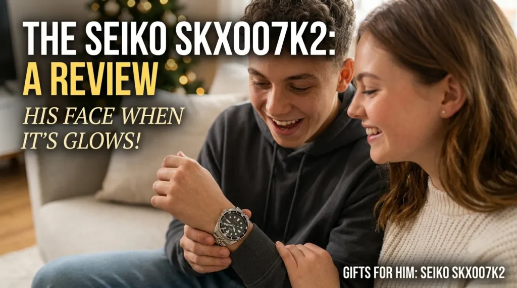 Seiko SKX007K2 lume glow