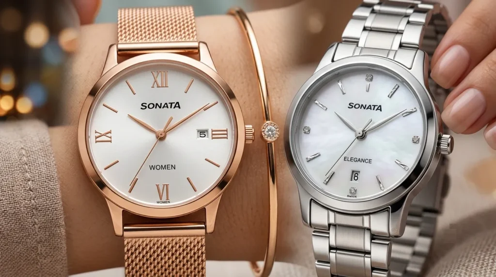Sonata Watches Women stylish analog watch for everyday wear