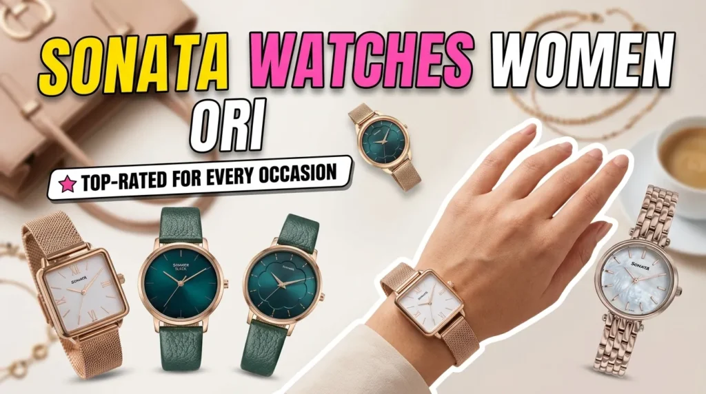 Elegant Sonata Watches Women collection with modern designs