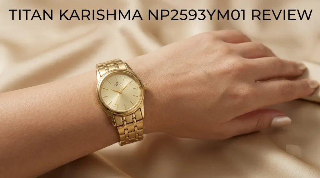 Titan Karishma watch on woman wrist