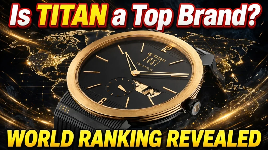 Titan watch collection showcasing men's and women's watches