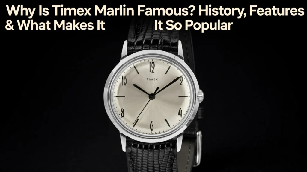 Timex Marlin automatic movement watch review image