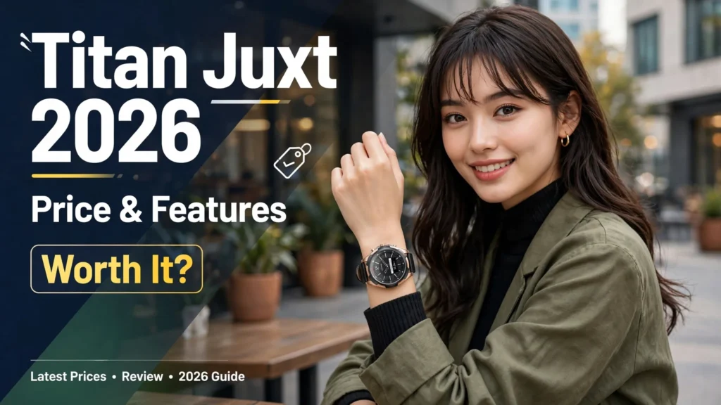 Titan Juxt watch price showcasing minimalist luxury design