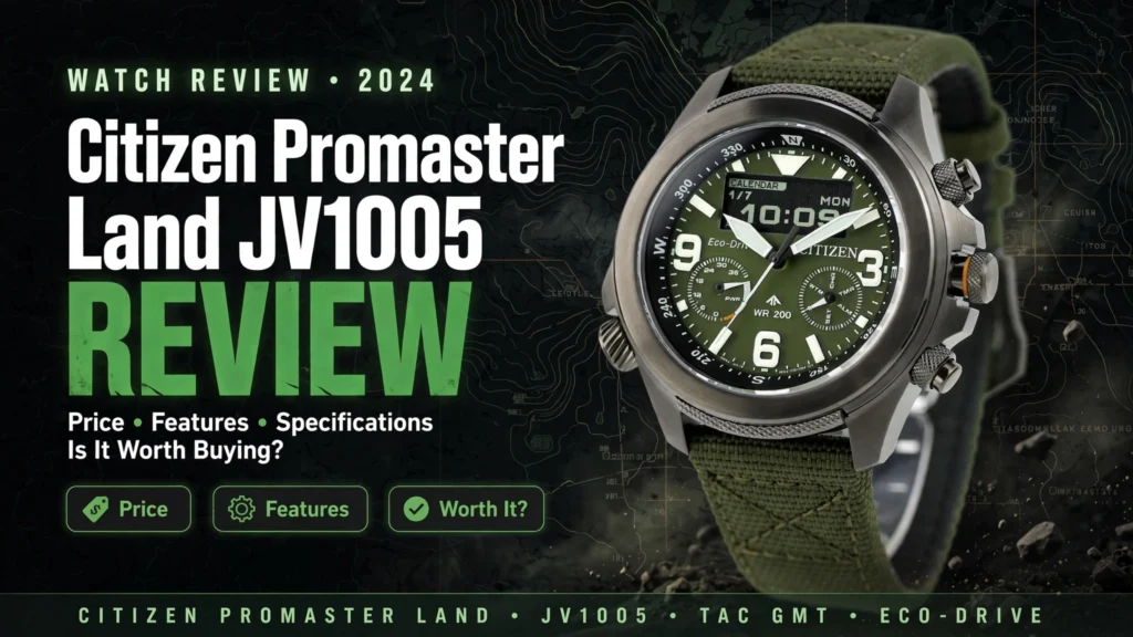 Citizen Promaster Land JV1005 review