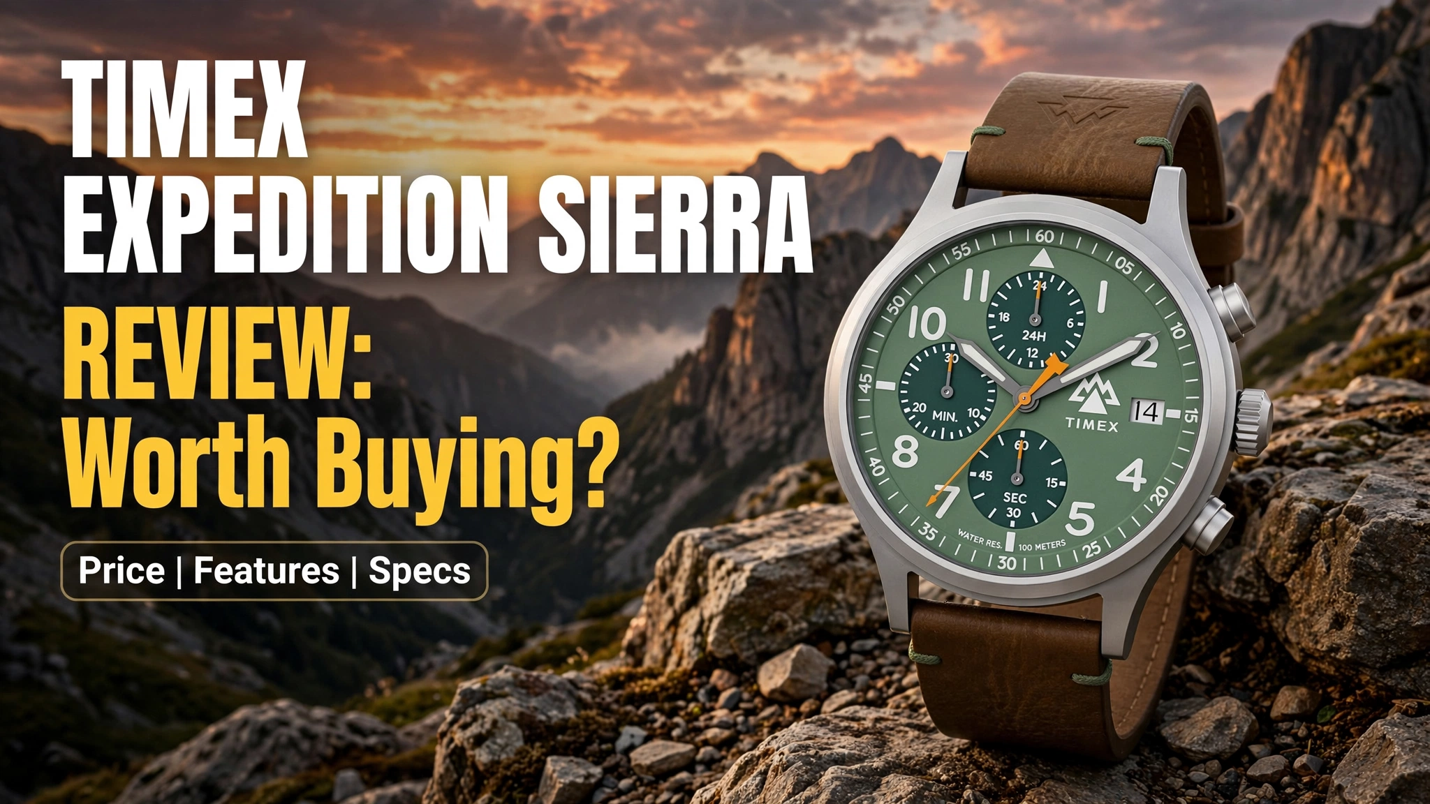 Timex Expedition Sierra Chronograph review watch