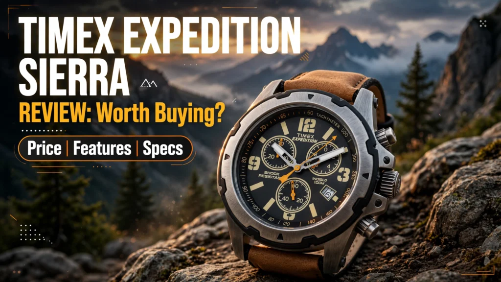 Timex Expedition Sierra Chronograph on wrist