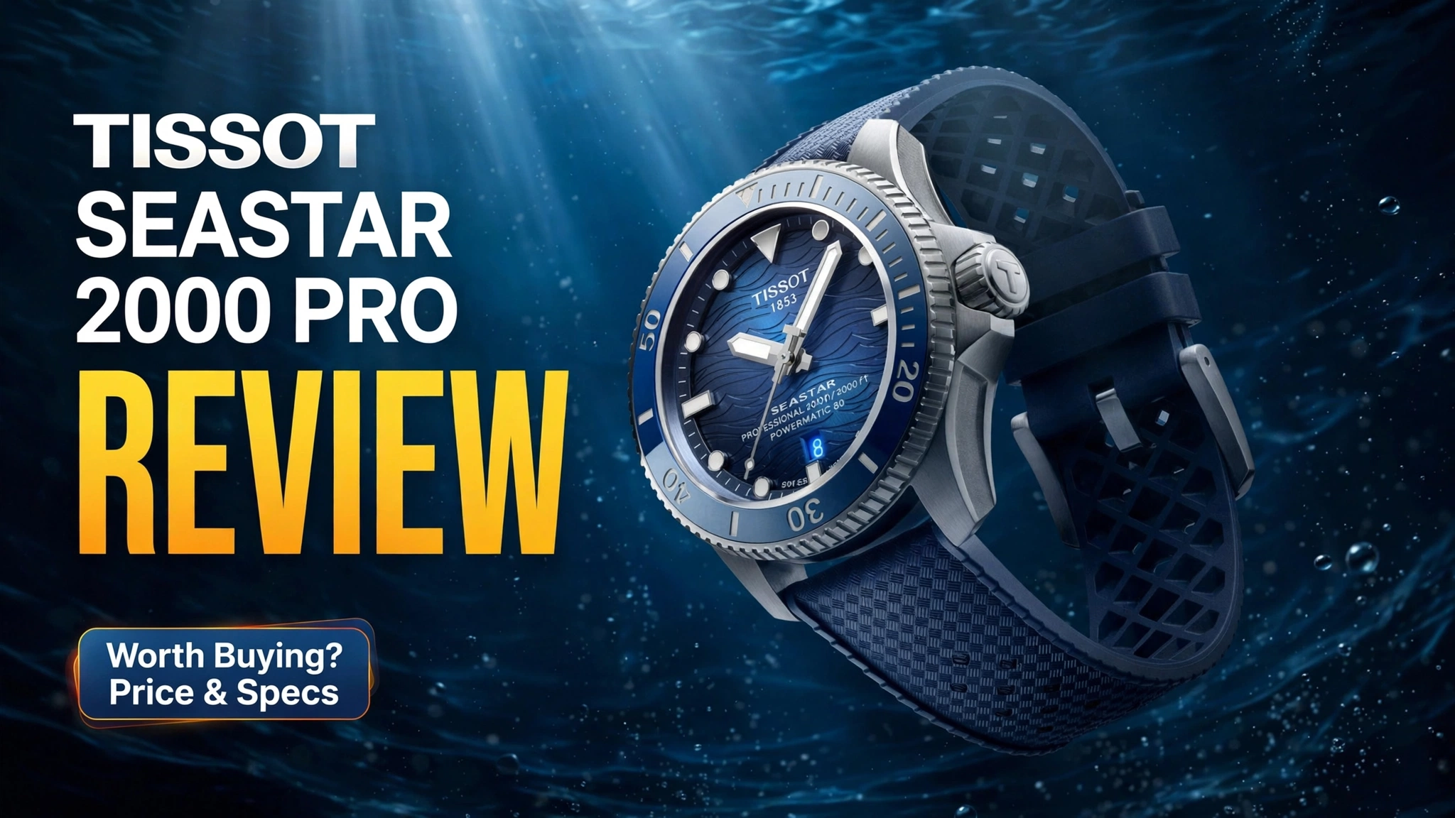 Tissot Seastar 2000 Professional with ceramic bezel and sapphire crystal