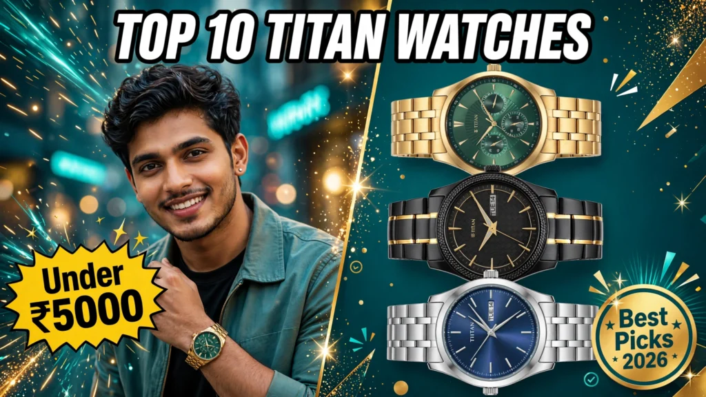Top 10 Titan watches for men under 5000