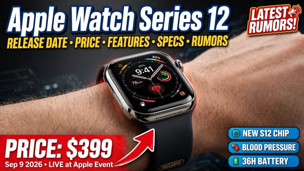 Apple Watch Series 12 2026 smartwatch