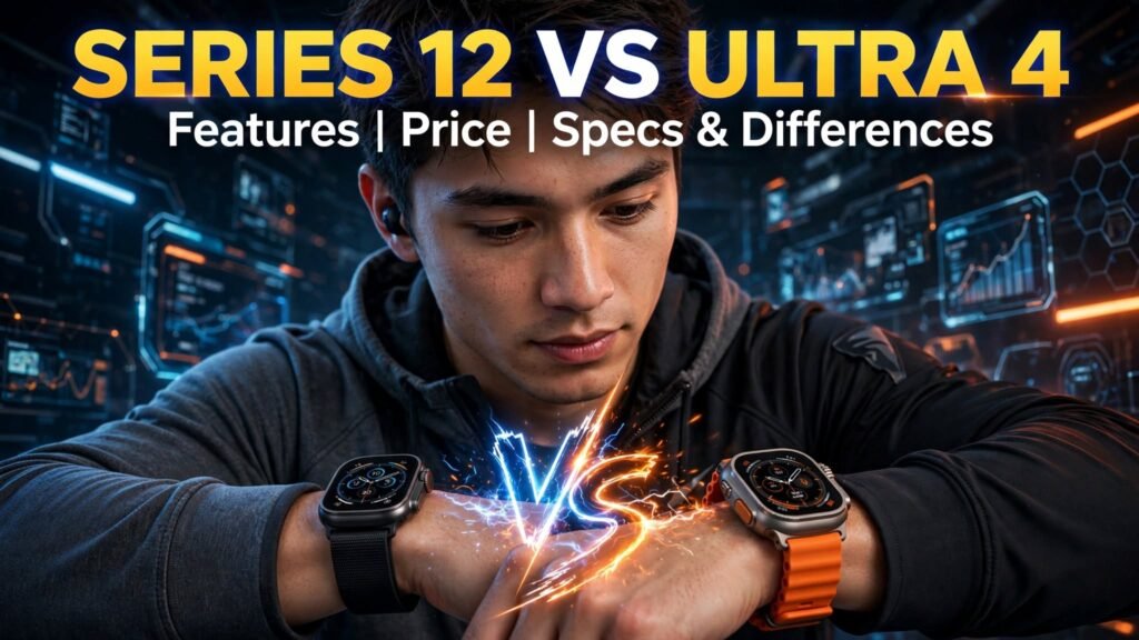 Apple Watch Series 12 and Ultra 4 side by side