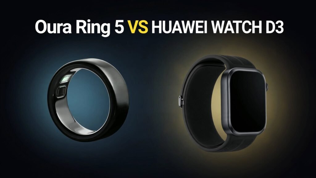 Oura Ring 5 vs HUAWEI WATCH D3 battery comparison