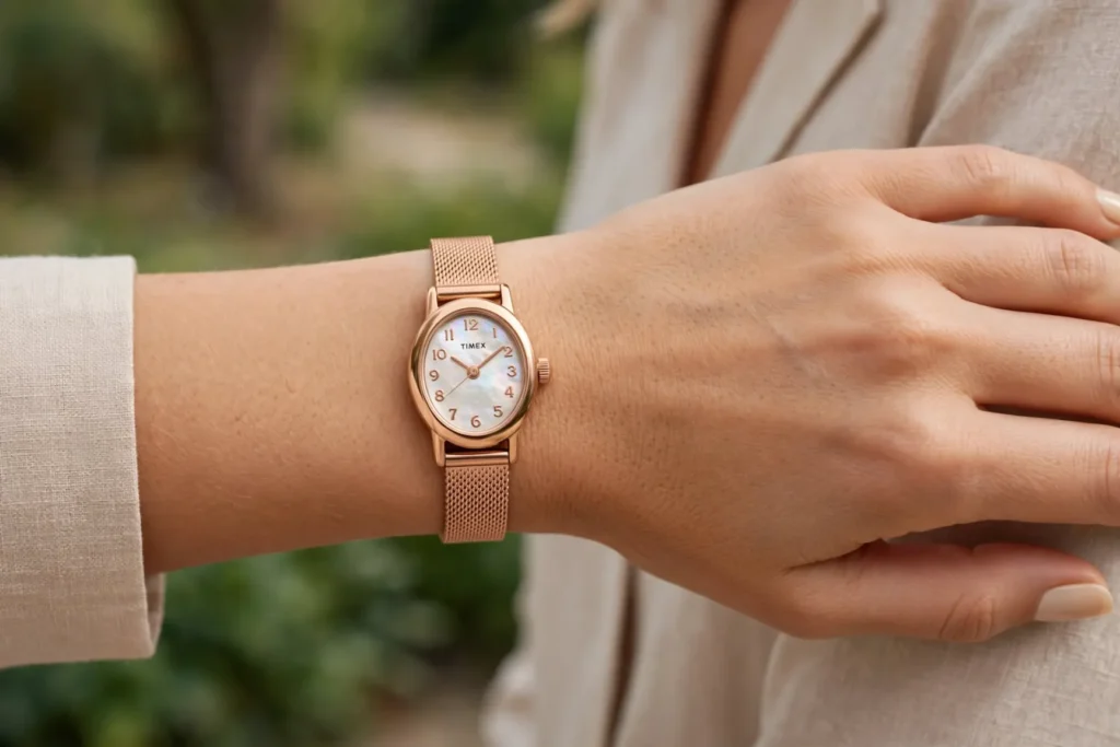 Timex Cavatina Mini quartz analog watch